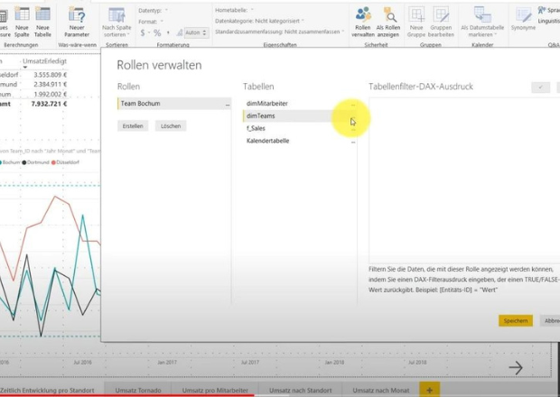 Power Dashboard BI - Berechtigungen 